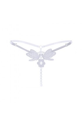 Culotte Femme Tanga String en Coton Slips Shorty G-String Culotte sous-vêtements Sexy Lady Size V-String Broderie réglable Li