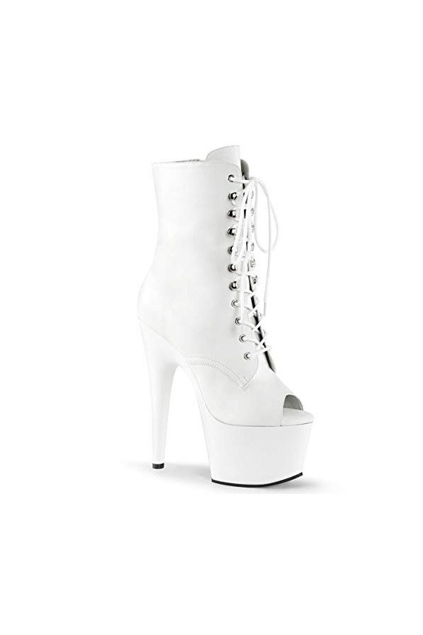 Pleaser FLAMINGO-1021 Wht Pat/Wht UK 5 EU 38 