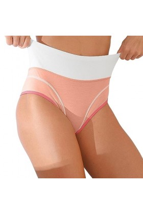 Culottes Shorties Et Strings Femme Taille Mi-Haute Lingerie Douce Pur Coton Pantalons Triangle Sexy Tangas Absorbante Stretch