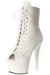 Pleaser FLAMINGO-1021 Wht Pat/Wht UK 5 EU 38 
