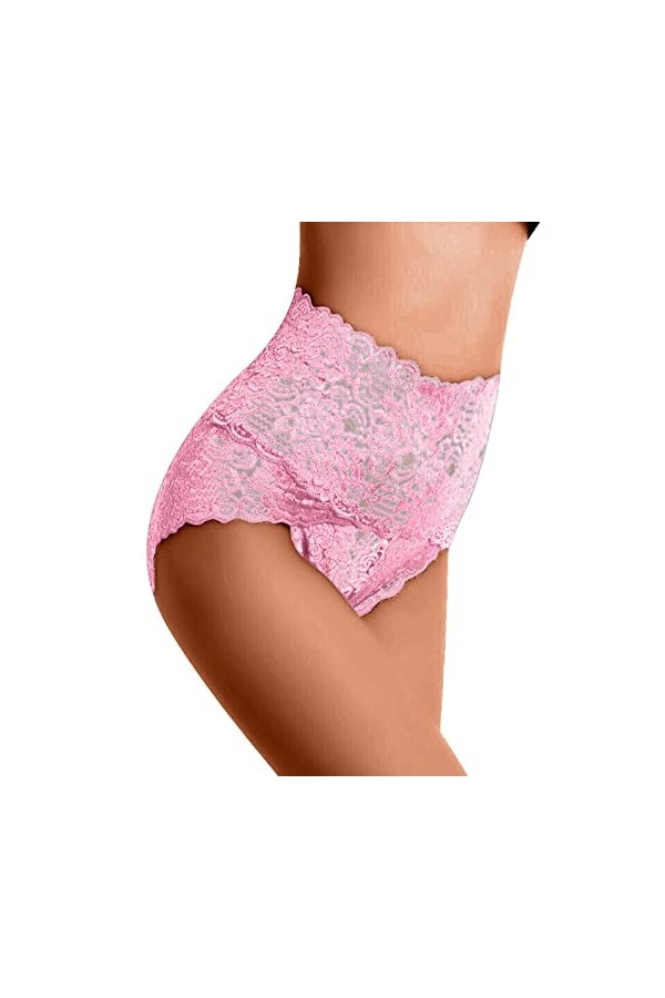 Culotte Dentelle Sexy pour Femme String Ouvert Femme Sexy Hot Deshabillé Sexy Grande Taille Respirant Lingerie Tanga Culotte 