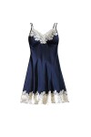 TDEOK Lingerie Hommes ILS avec chemises de nuit femmes vêtements de nuit femme vêtements de nuit sexy lingerie rouge, bleu, M