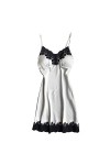 TDEOK Lingerie Hommes ILS avec chemises de nuit femmes vêtements de nuit femme vêtements de nuit sexy lingerie rouge, bleu, M