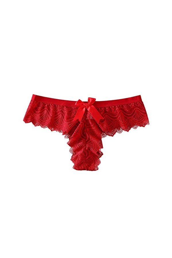 PANPANY Culottes pour Femme sous Vetements Femme Multicolore Confortables String Multipack Tanga Sexy Slips Culotte Taille Ba