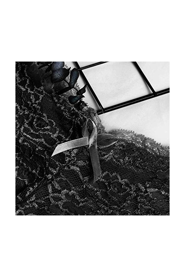 Lingerie Femme Sexy Ensemble Homme Sexy Hot y29k Plus Bowknot Taille Femmes sous-vêtements Lingerie 2PC Ouvert Dentelle sous-