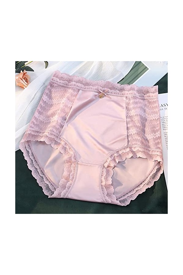 Périodes Sous-vêtements Femmes Sexy Dentelle Taille Haute-Belle Culotte Sans Couture Culotte Culotte Femmes-Dentelle Police C