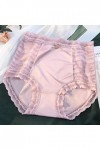 Périodes Sous-vêtements Femmes Sexy Dentelle Taille Haute-Belle Culotte Sans Couture Culotte Culotte Femmes-Dentelle Police C