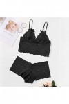 Ensemble Soutien Gorge et String Femme 2 Pièce sous-Vetements Dentelle Lingerie Sexy Ensemble Sexy Vêtements De Nuit Erotique