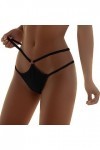 Générique String Femme Sexy Hot G-String Ficelle Dentelle Deux Sangles Dos en T Culotte Sexy Chic Micro String sous-Vêtements