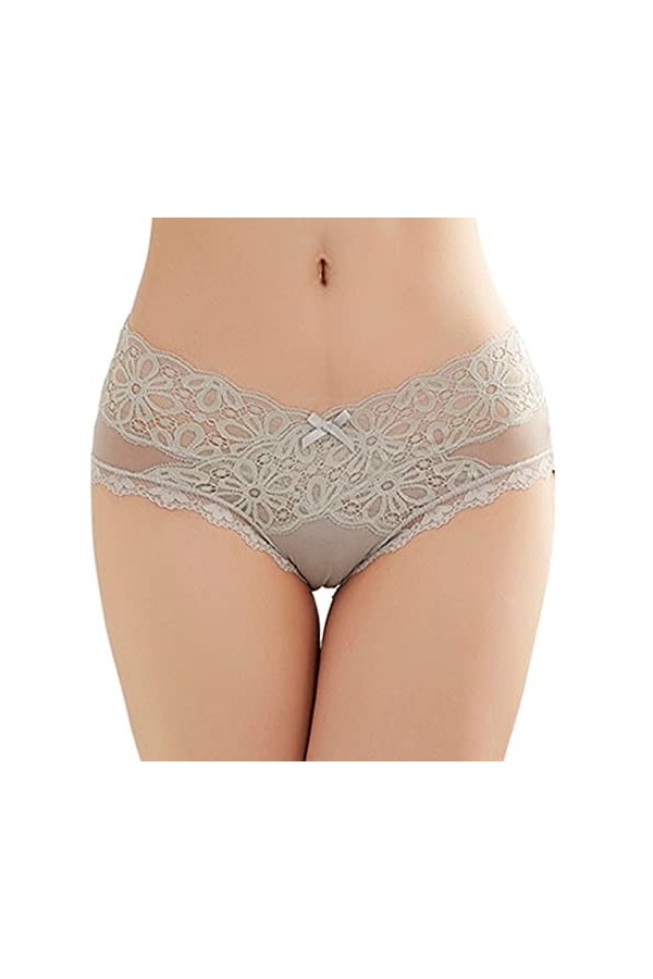 Culotte De Mise en Forme à Taille Haute Tanga Sexy Chic sous-vêtements Sexy Decollete Plongeant String Taille Haute pour Femm