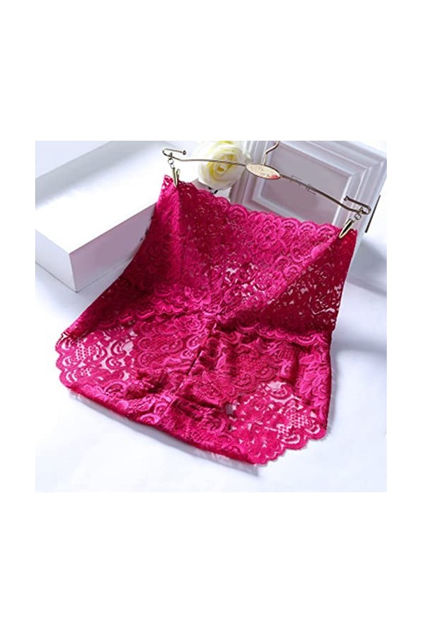 Culotte Dentelle Sexy pour Femme String Ouvert Femme Sexy Hot Deshabillé Sexy Grande Taille Respirant Lingerie Tanga Culotte 