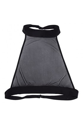 IKFIVQD Lingerie sexy en maille transparente pour femme, Noir , 5X-Large