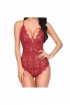 Lingerie Femme Sexy Ensemble Homme Sexy Hot y20.k sous-vêtements Amusants pour Femmes Grande Sangle en Dentelle Sexy brodée V
