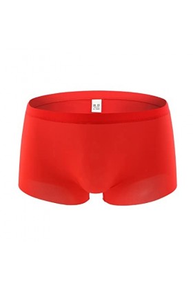 FGUUTYM Sous-vêtements en dentelle pour homme, décontracté, sans trace, solide, slips ultra-minces, boxers confortables, roug