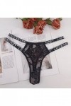 ADMAY 2023 New y27k Style Lingerie Womens Sexy Sexy Lace Thongs Culottes sous-vêtements Low Rise T Back Underpants Ensemble L