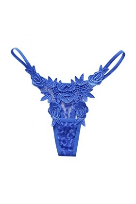 Générique Slip De Bain Rose Culotte Taille Basse pour Femmes Sexy Creuse Ultra Fine Transparente Flirty String Ensemble Cher