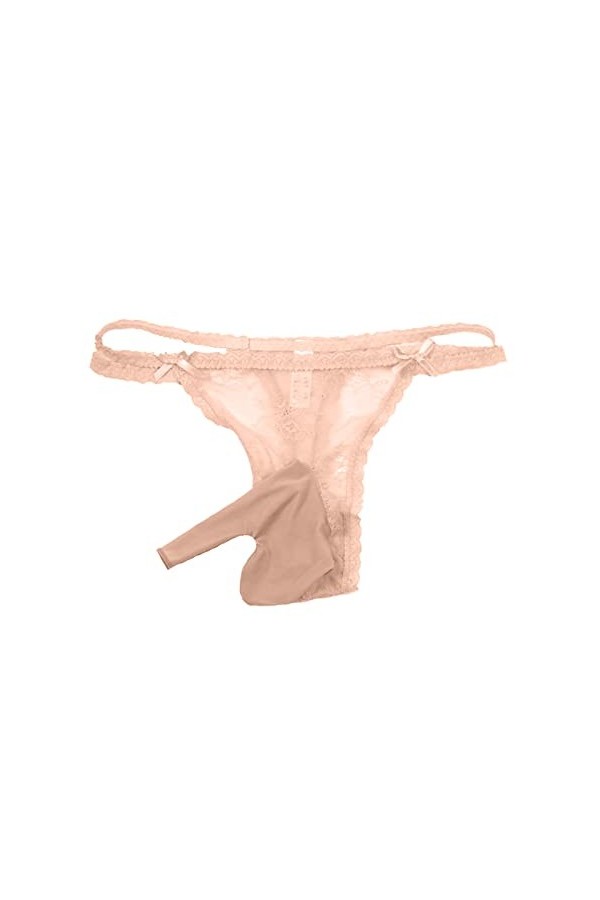 Thong Poche PéNis String pour Homme Sexy Hot Elastique Plusieurs PossibilitéS CaleçOn Homme Respirantes Lingerie Hommes Sexy 