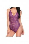 Lingerie Femme Sexy Ensemble Homme Sexy Hot y20.k sous-vêtements Amusants pour Femmes Grande Sangle en Dentelle Sexy brodée V