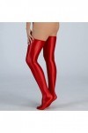 Lingerie Sexy Femme Coquine Hot Grande Taille Chaussettes en Cuir pour Cuisses Brillantes en Soie Sexy pour Femmes Chaussette