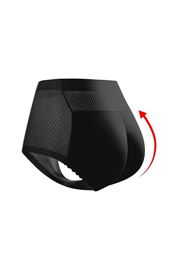 Culotte Taille Haute Femme Culotte Fesses Bombées Culottes Rembourrée Fesse Push-up Culotte sans Couture Micro String Deshabi