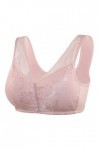 HANXIULIN Soutien-gorge pour femme en dentelle sans armatures - Soutien-gorge à armatures doux avec soutien-gorge brodé - Pus