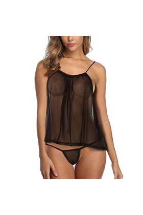 Chemise De Nuit Femme Grande Taille Lenceria Extreme Sexy Dessous New Luxury Sexs Noir Couleur Femmes Sexy Jarretière Lingeri