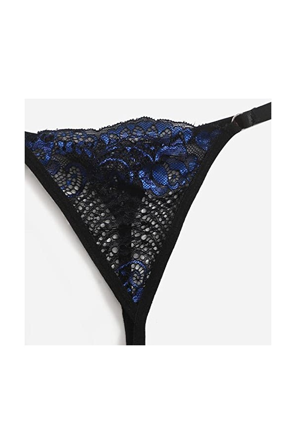 Lingerie Femme Sexy Ensemble Homme Sexy Hot y*2k Ensemble de Lingerie pour Femmes Soutiens-Gorge en Dentelle Sexy Tongs Culot