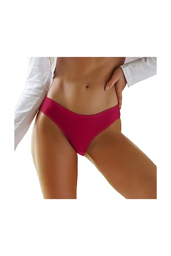 Pianshanzi Strings & Tangas pour femme String sexy érotique avec dentelle élastique Sexy Culotte V String Doux Femmes Lingeri