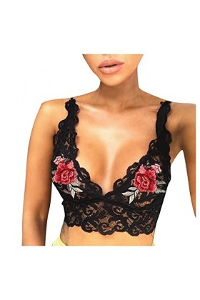 Lingerie sexy pour femme - Noir - Lingerie sexy - Dentelle - Soutien-gorge sexy avec surface de bas - Soutien-gorge pour femm