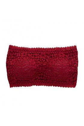 Lingerie Femme Sexy Ensemble Homme Sexy Hot y2*k Femmes été Nouvelle Dentelle Un Mot Wrap Poitrine Anti-dérapant sans Bretell