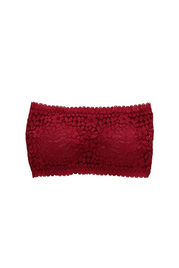 Lingerie Femme Sexy Ensemble Homme Sexy Hot y2*k Femmes été Nouvelle Dentelle Un Mot Wrap Poitrine Anti-dérapant sans Bretell