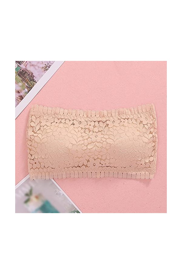 Lingerie Femme Sexy Ensemble Homme Sexy Hot y20.k Femmes été Nouvelle Dentelle Un Mot Wrap Poitrine Anti-dérapant sans Bretel