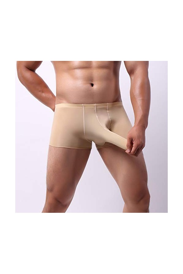 Lingerie Femme Sexy Ensemble Homme Sexy Hot y21k Elephant Boxer Silk Trunk en Forme de U Pantalon à la Mode Traceless Ice Und