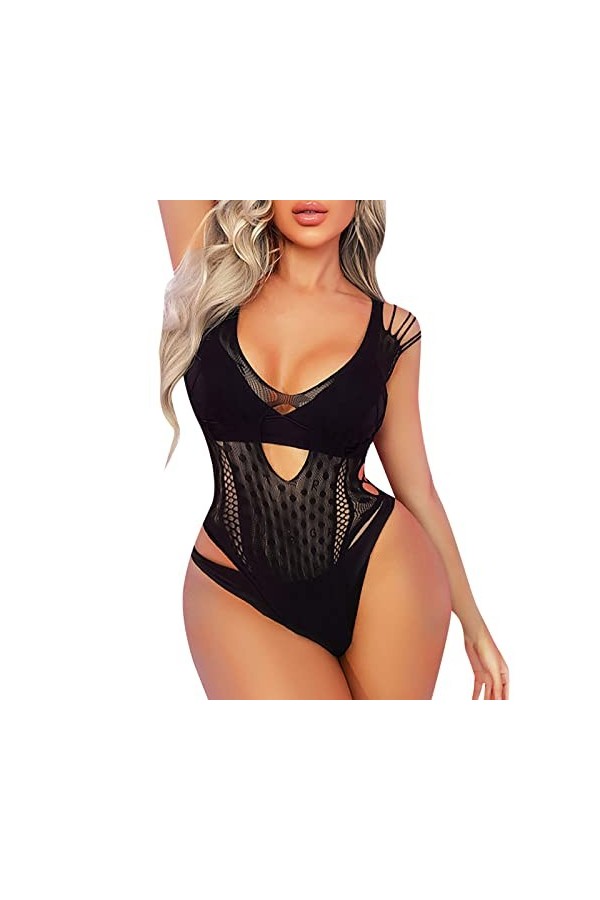 Lingerie Femme Sexy Ensemble Homme Sexy Hot y*2*k Sexy Fishnet Girl Sexy Sexy Dress Womens Sexy Underwear Dress Pure Color Me