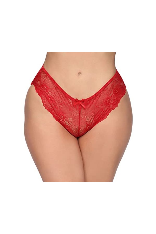 Dasongff Culotte Sexy Transparente Femme Culotte Sexy Femme Érotique Ouverte Tanga Sexy A Dentelle Femme String Femme Sexy Ch