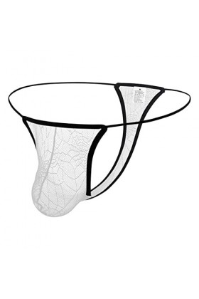 Slip String pour Homme Sexy Hot éLastique NtidéRapant Slip Homme Sexy Hot Personnalité Plusieurs-PossibilitéS sous VêTements 