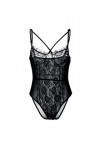 Y2.K Style Cadeaux Vêtement Body Sous-Vêtements Sexy Dentelle Femmes Lingerie Fil Sexy Sous Le Lit 2023, Noir , 3XL