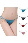 Solike Femme String Ficelle Sexy Lingerie Culotte Ouvert Entrejambe Tanga sous-vêtements Dentelle