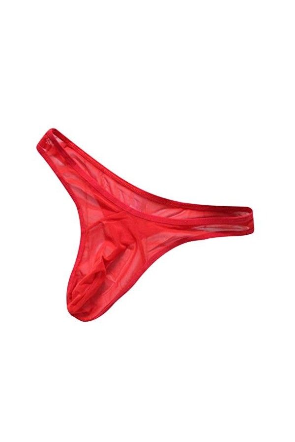 LKRSEEF Travesti String Gay Chic Sexy Hot sous Vetement Mini Erotique Bretelle Shorty Corset Slip Dentelle Bondage Transparen