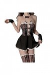 Femme de ménage Costume Dentelle Ensemble Robe Dentelle sous - vêtements Bas Ensemble Pyjama Mesh Clothing Doll Body Pyjama 