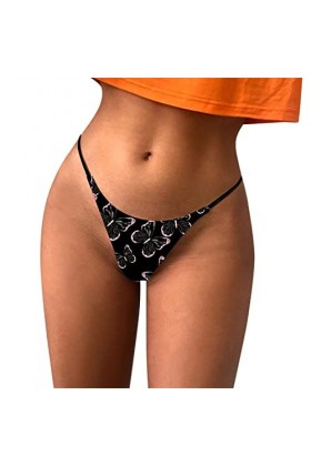 MKIUHNJ Sous-vêtements sexy en maille pour homme - Bas de taille - String G - Confortable - Sexy - T-Back - Doux - Pour femme