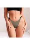 Ghemdilmn Culotte pour femme - Sans couture - Mince - Sport - Culotte sexy - Sous-vêtements sexy - Avec trous - Pour femme - 