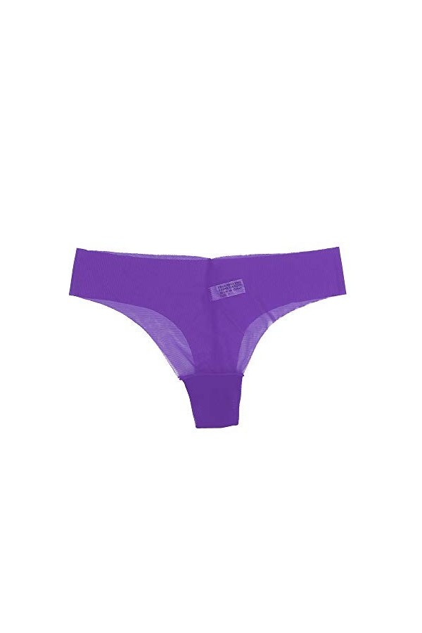 MianYaLi Knickers Culottes Ultra-Minces Thong Briefs G-String sous-vêtements Femmes Lingerie en Dentelle Femme Sexy Purple, 