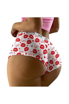 Culotte pour femme - Sous-vêtements taille basse - 1 culotte sexy pour femme, Rouge, M