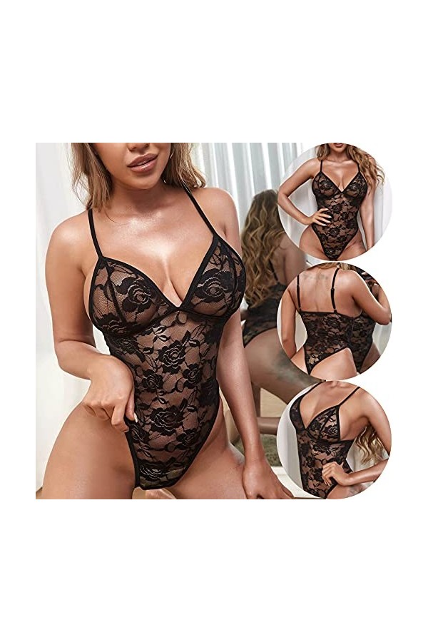 Lingerie Sexy Femme Coquine Hot Ouverte Sexy Erothique Ensemble Sissy Érotique Grande Taille Nuisette Ouverte Night Wear Push