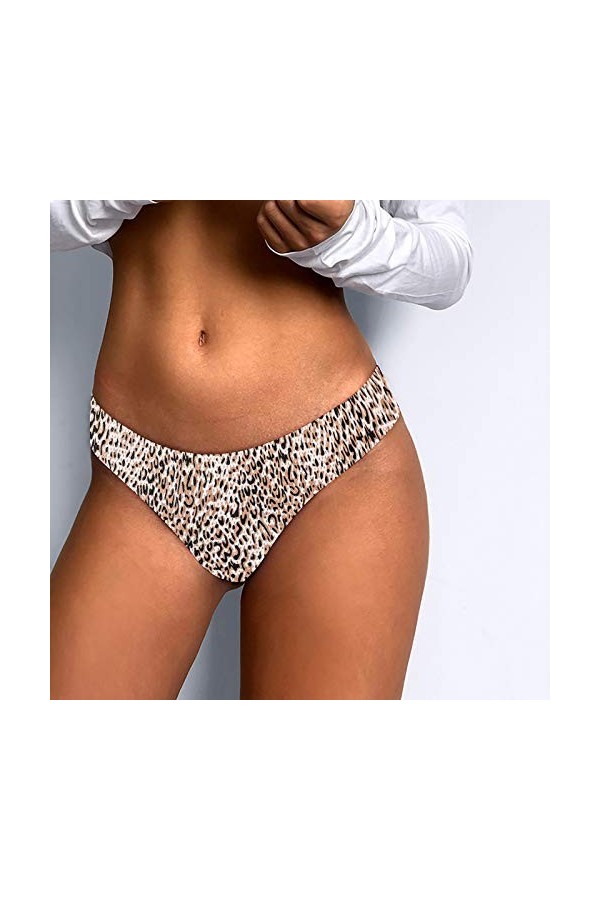 Lingerie Sexy Femme Pieces Femmes sous-Vêtements 1 Culottes Lingerie Sexy Tentation Culotte Imprimé Taille Basse Vêtements De