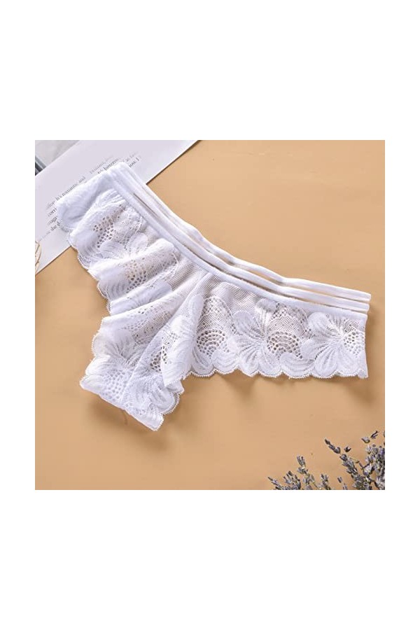 ADMAY 2023 New y*2k Style Lingerie Culotte Femme String Un Ensemble Couleurs Optiont Lingerie Fleurs Creuses Côtés Culotte St