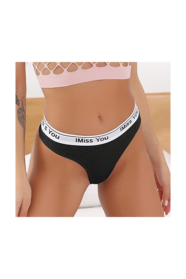 Culottes, Shorties Et Strings Femme Strings Imprimé Taille Basse Confortable Culotte Grande Taille String Sexy Coquine Hot Nu