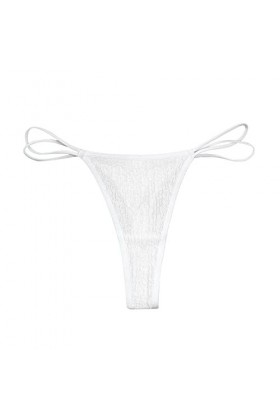 Générique String Femme Sexy Chic Hot Micro String Ficelle Couleur Unie sans Couture Culotte Invisible Culotte Sexy Chic Strin