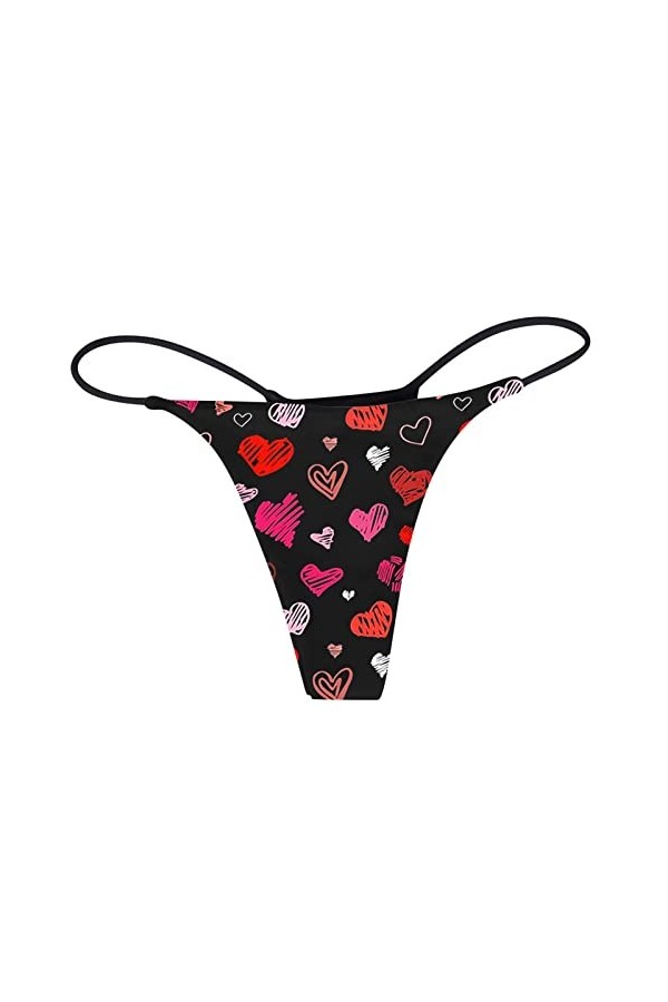 Générique Lingerie Sexy Femme Body Dentelle sous Hot Sexy Doux G-String Confort T-Back Culotte Taille Basse Culotte Femme Cul